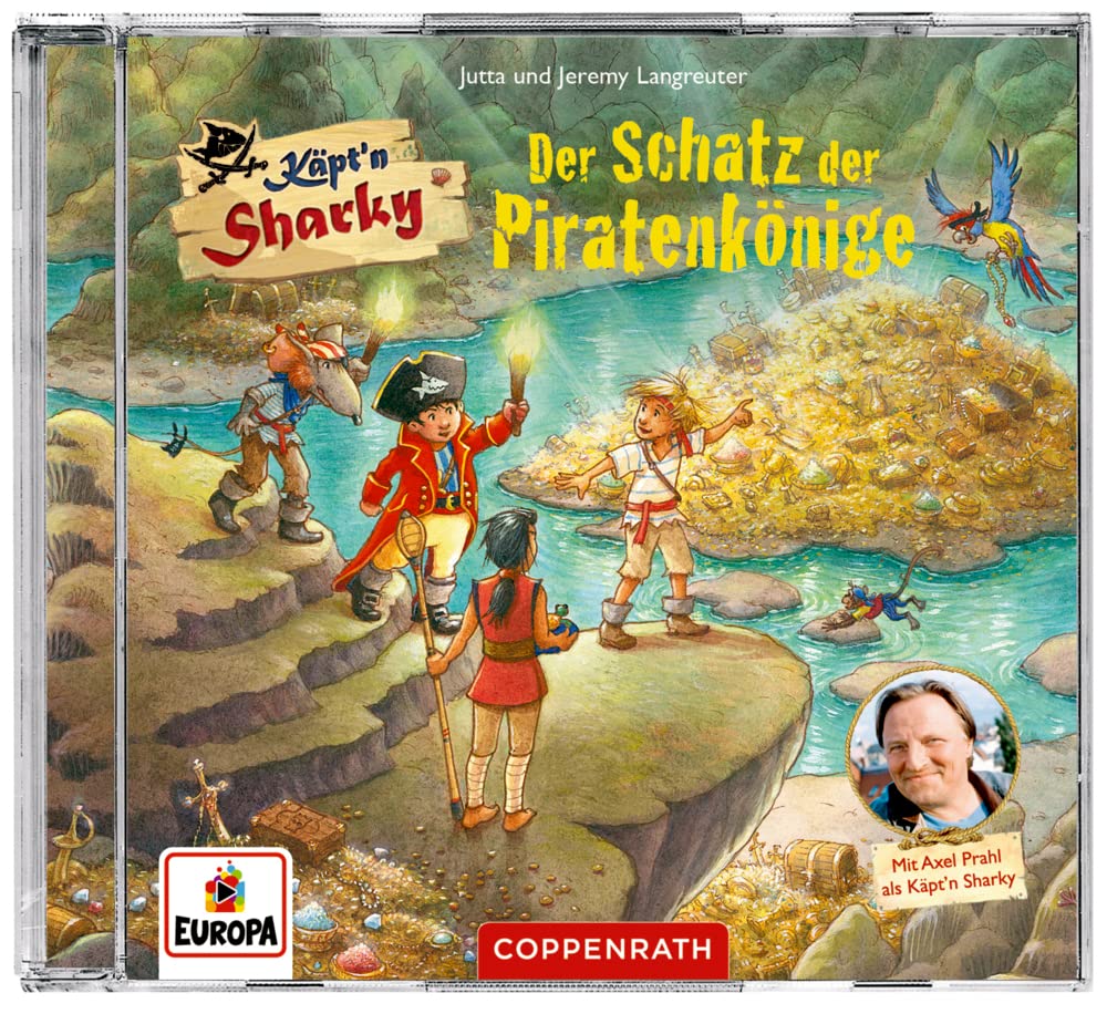COPPENRATH, MÜNSTER CD Hörspiel: Käpt'n Sharky - Der Schatz der Piratenkönige (Käpt'n Sharky (Bilderbücher)) Children & Young People Audio Books