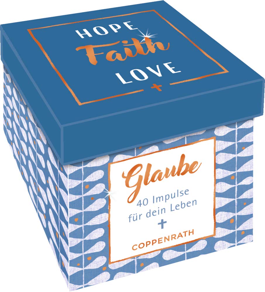 Sprüchebox - Hope, Faith, Love: GLAUBE - 40 Impulse für dein Leben book