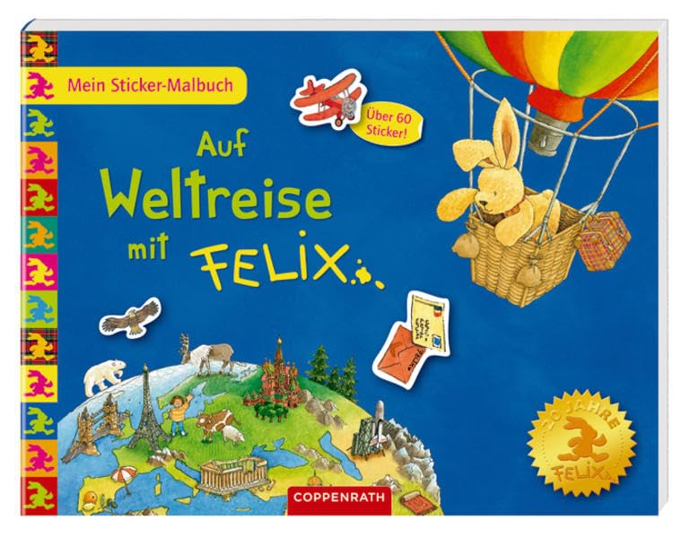 Mein Sticker-Malbuch - Auf Weltreise mit Felix Hobbies & Crafts