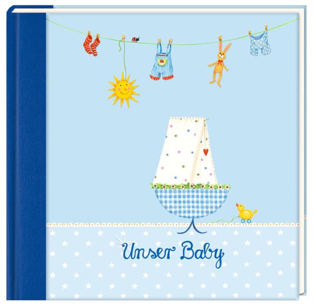 Eintragalbum - Unser Baby (hellblau) Living & Furnishing
