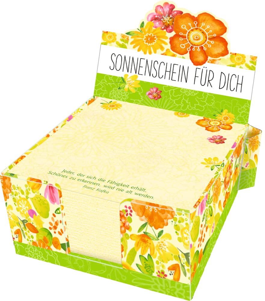 Zettelkästchen - Sonnenschein für dich Living & Furnishing