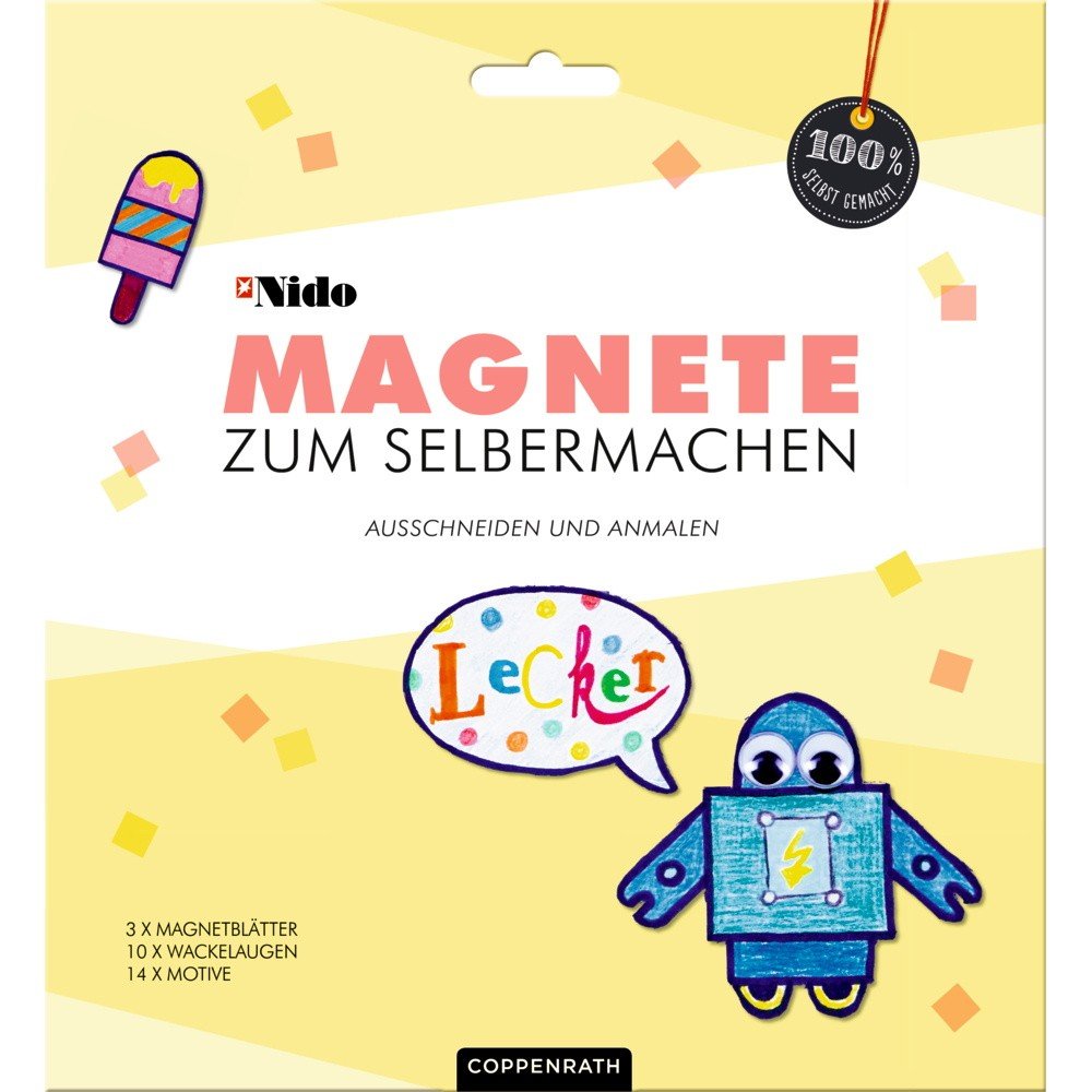 Magnete zum Selbermachen: Ausschneiden und Anmalen (100% selbst gemacht) Non-fiction