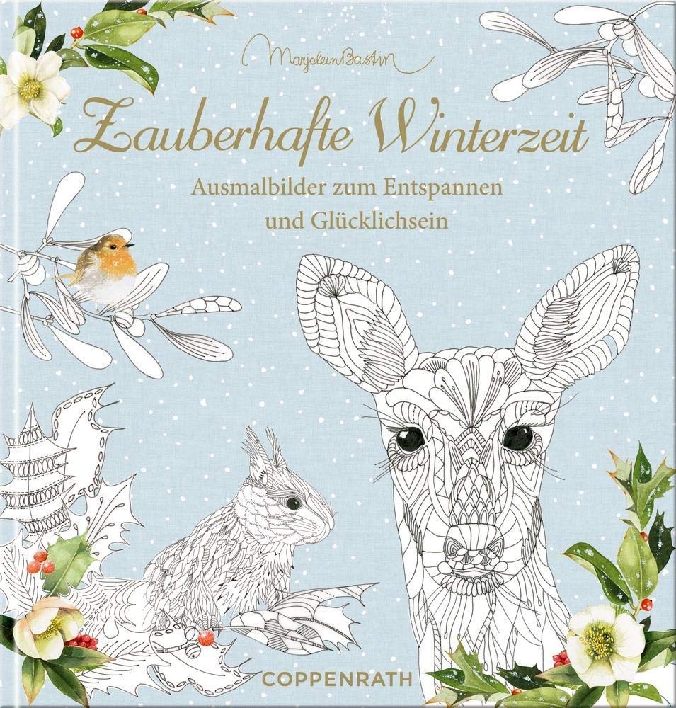 Ausmalbuch - Zauberhafte Winterzeit - Marjolein Bastin Film, Art & Culture