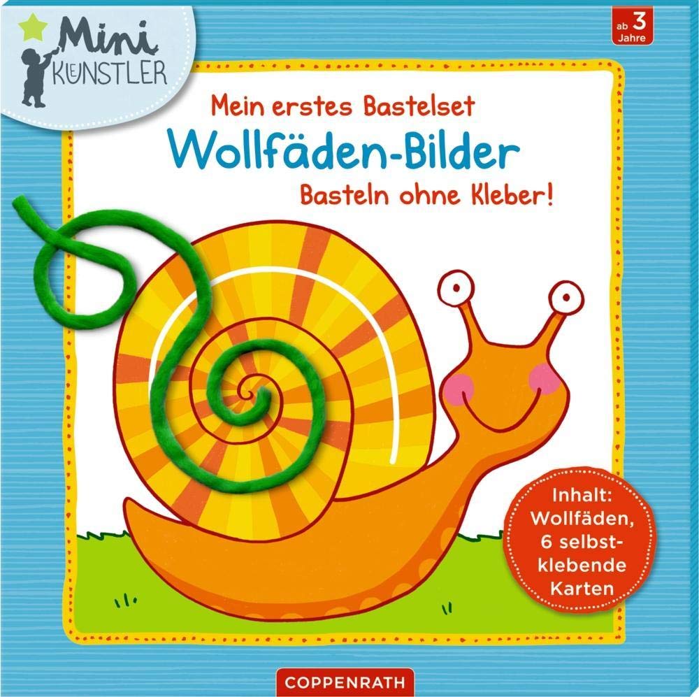 Mein erstes Bastelset: Wollfäden-Bilder (Mini-Künstler) Hobbies & Crafts