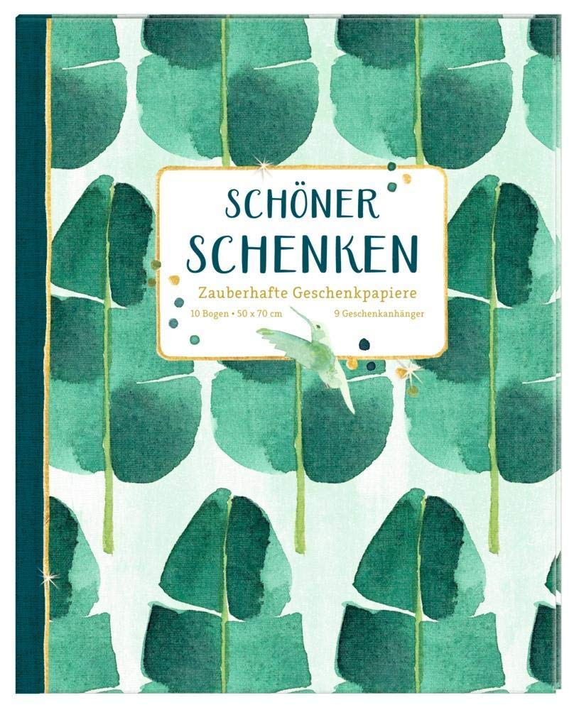 Geschenkpapier-Buch - Schöner schenken (All about green): Zauberhafte Geschenkpapiere Living & Furnishing