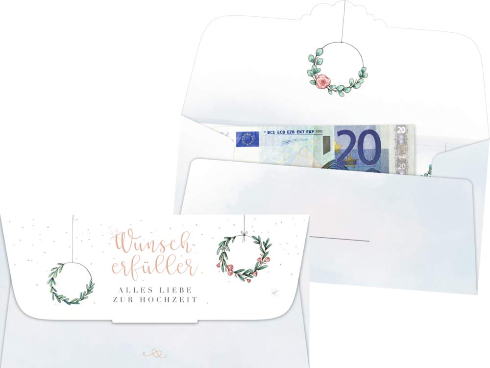 Kuvert für ein Geld- oder Gutscheingeschenk - Wunscherfüller: Alles Liebe zur Hochzeit Living & Furnishing