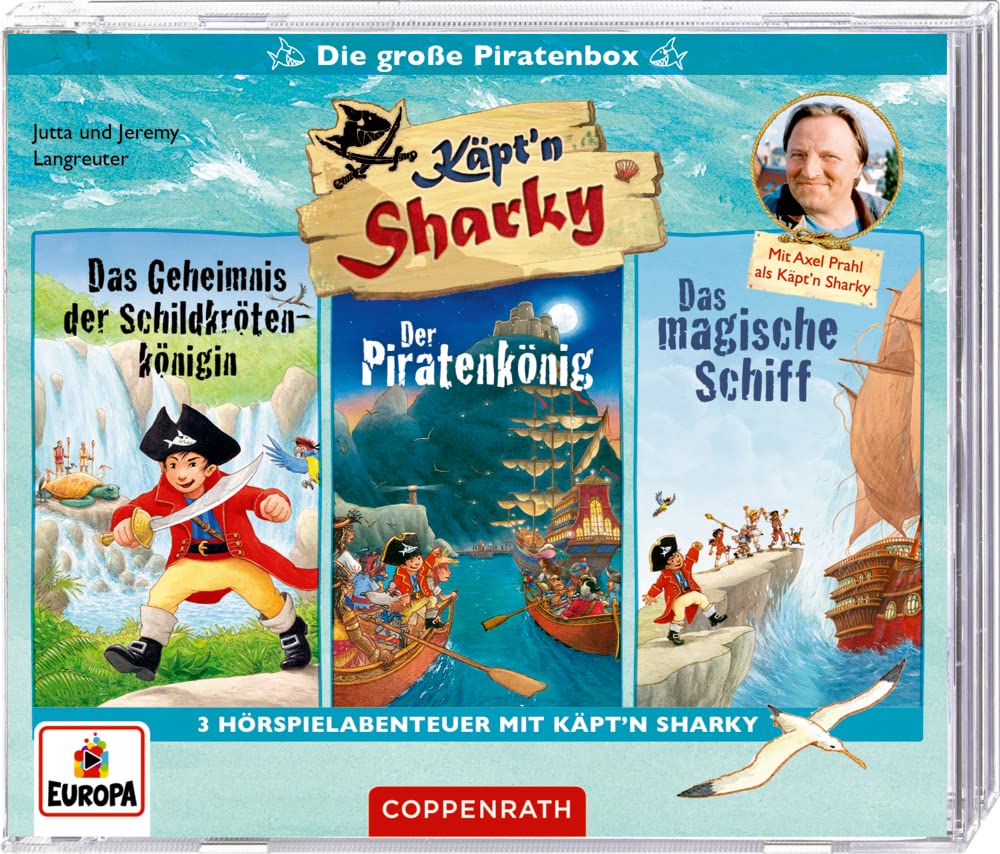 Käpt'n Sharky - Die große Piratenbox (3 CDs): 3 Hörspielabenteuer mit Käpt'n Sharky (Käpt'n Sharky (Bilderbücher)) Funk, R&B & Soul