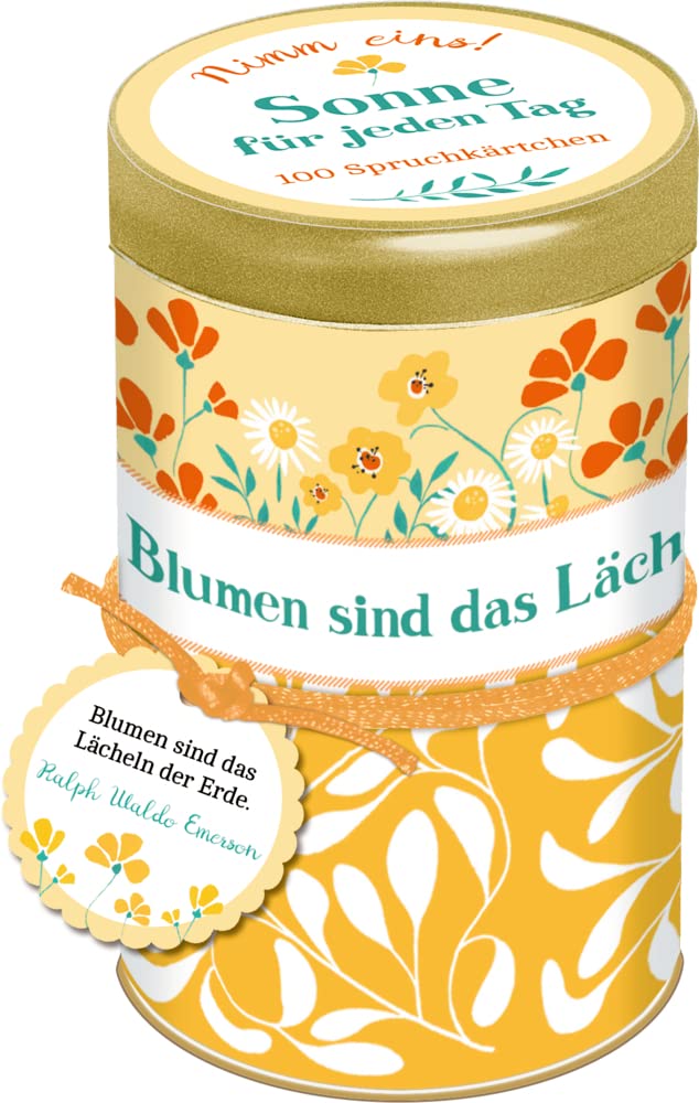 Sprüchedose: Nimm eins! Sonne für jeden Tag - 100 Spruchkärtchen book