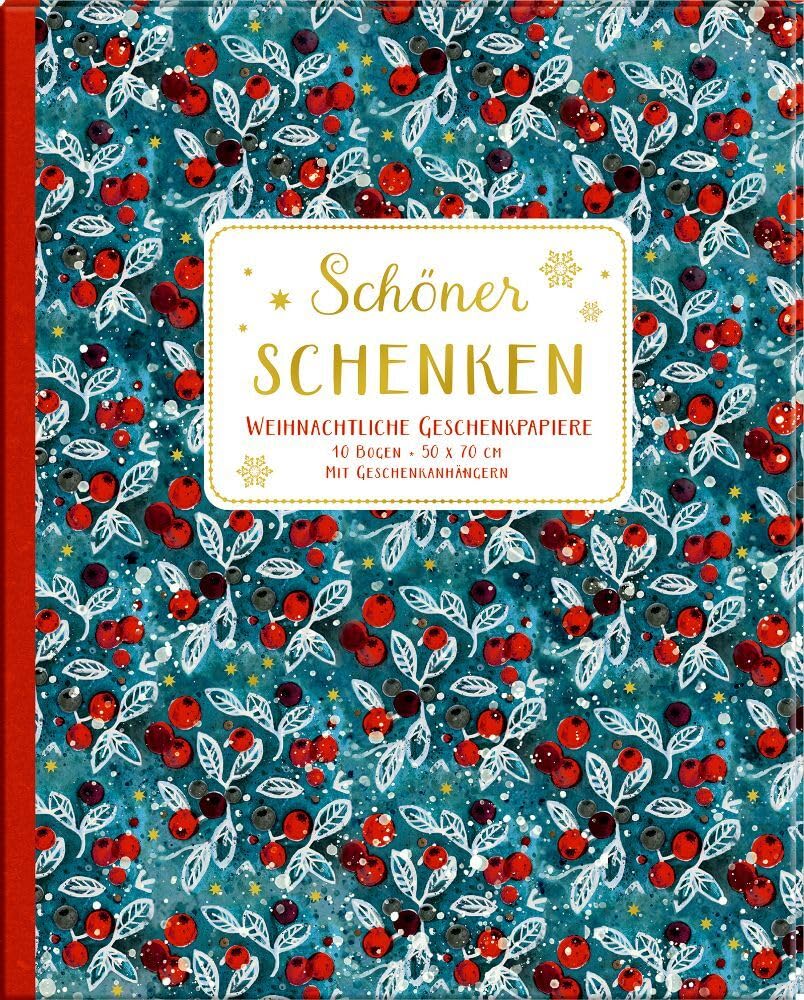 Geschenkpapier-Buch: Schöner schenken - Weihnachtliche Geschenkpapiere book