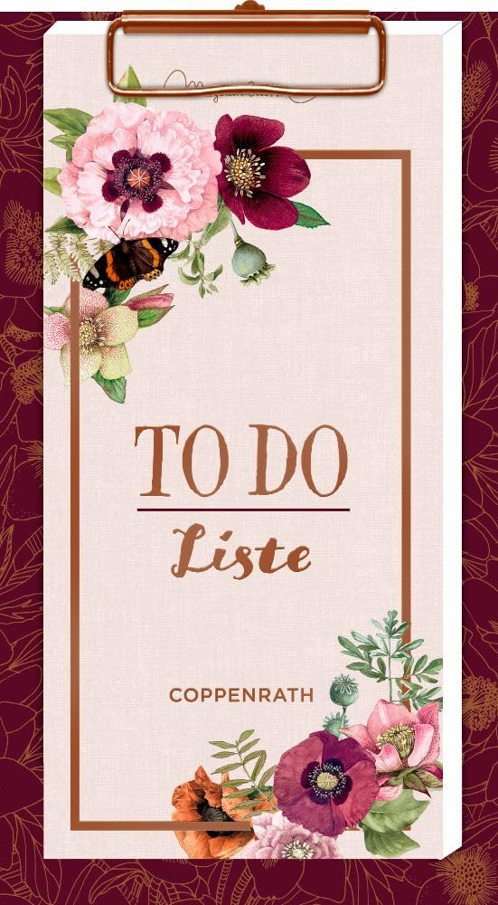 Notizblock: TO DO Liste – Marjolein Bastin - Blütenzauber Living & Furnishing
