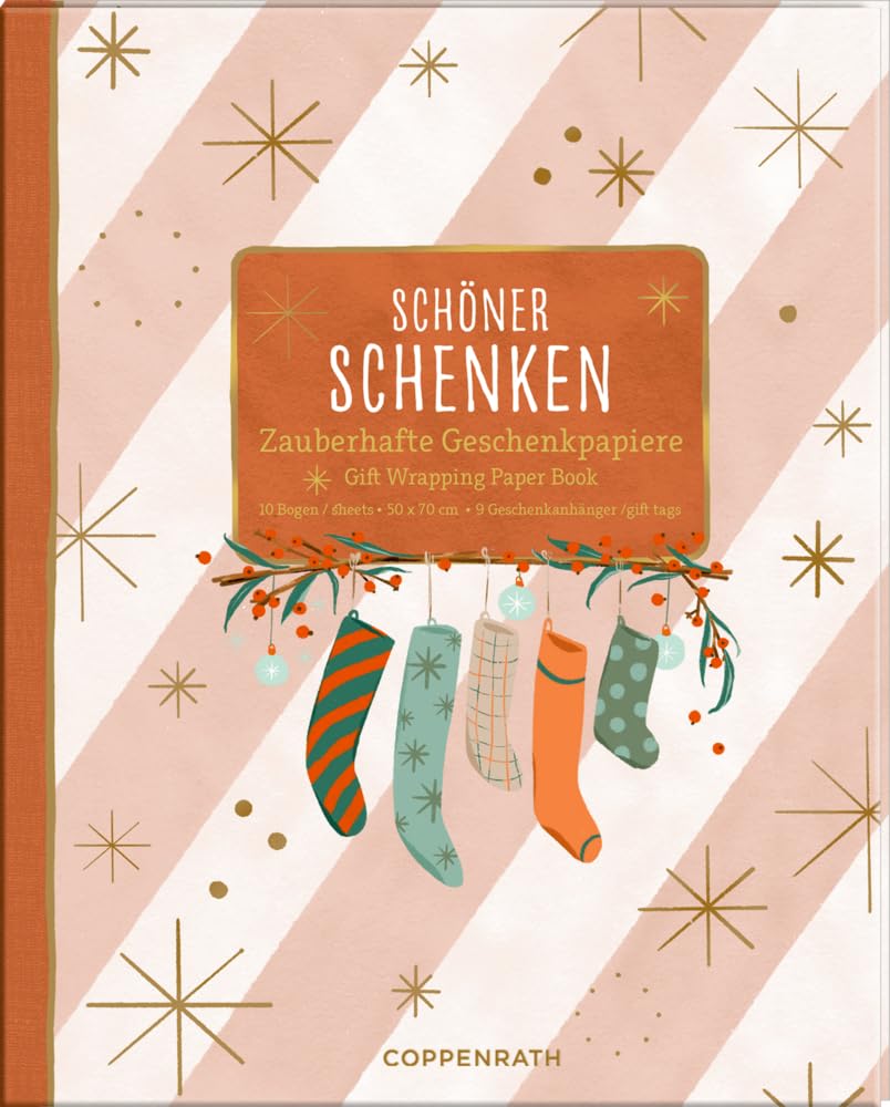 Geschenkpapier-Buch – Schöner Schenken: Zauberhafte Geschenkpapiere - Cozy Christmas: 10 Geschenkpapiere für jeden Anlass mit Geschenkanhängern Lifestyle