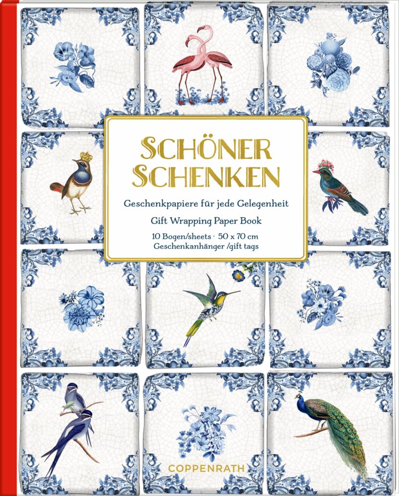 Geschenkpapier-Buch – Schöner Schenken: Geschenkpapiere für jede Gelegenheit - Edition Barbara Behr: 10 Geschenkpapierbogen | 50 x 70 cm | tolle Designs | im Buch | mit Anhängern und DIY-Ideen Living & Furnishing