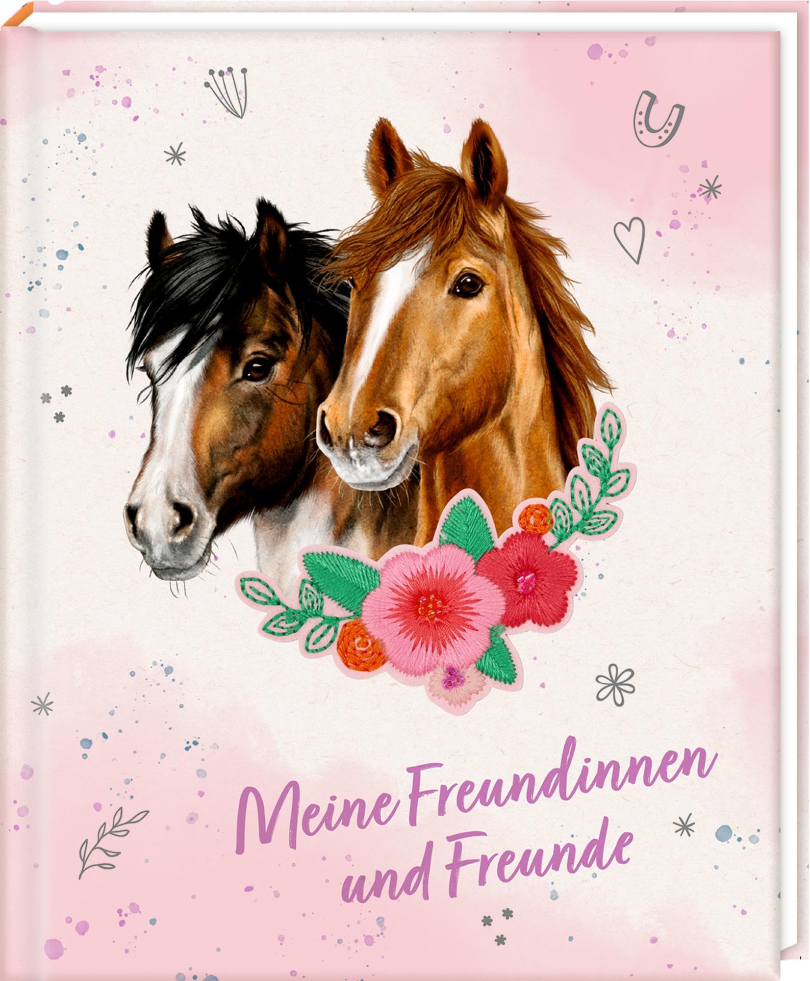 Freundebuch – Meine Freundinnen und Freunde: mit Blüten-Patch (Pferdefreunde): für Mädchen und Pferdefans ab 6 Jahren (Alben & Geschenke für Kinder) Living & Furnishing
