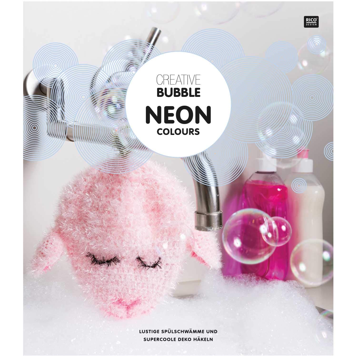 Creative Bubble Neon Colours: Lustige Spülschwämme und supercoole Deko häkeln Hobbies & Crafts