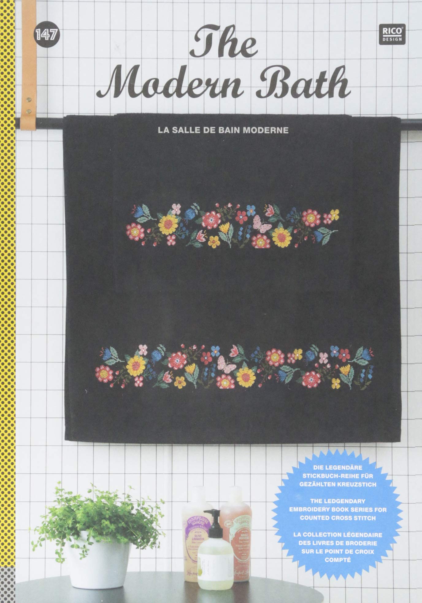 Buch 147 The Modern Bath: Die legendäre Stickbuchreihe für gezählten Kreuzstich Hobbies & Crafts