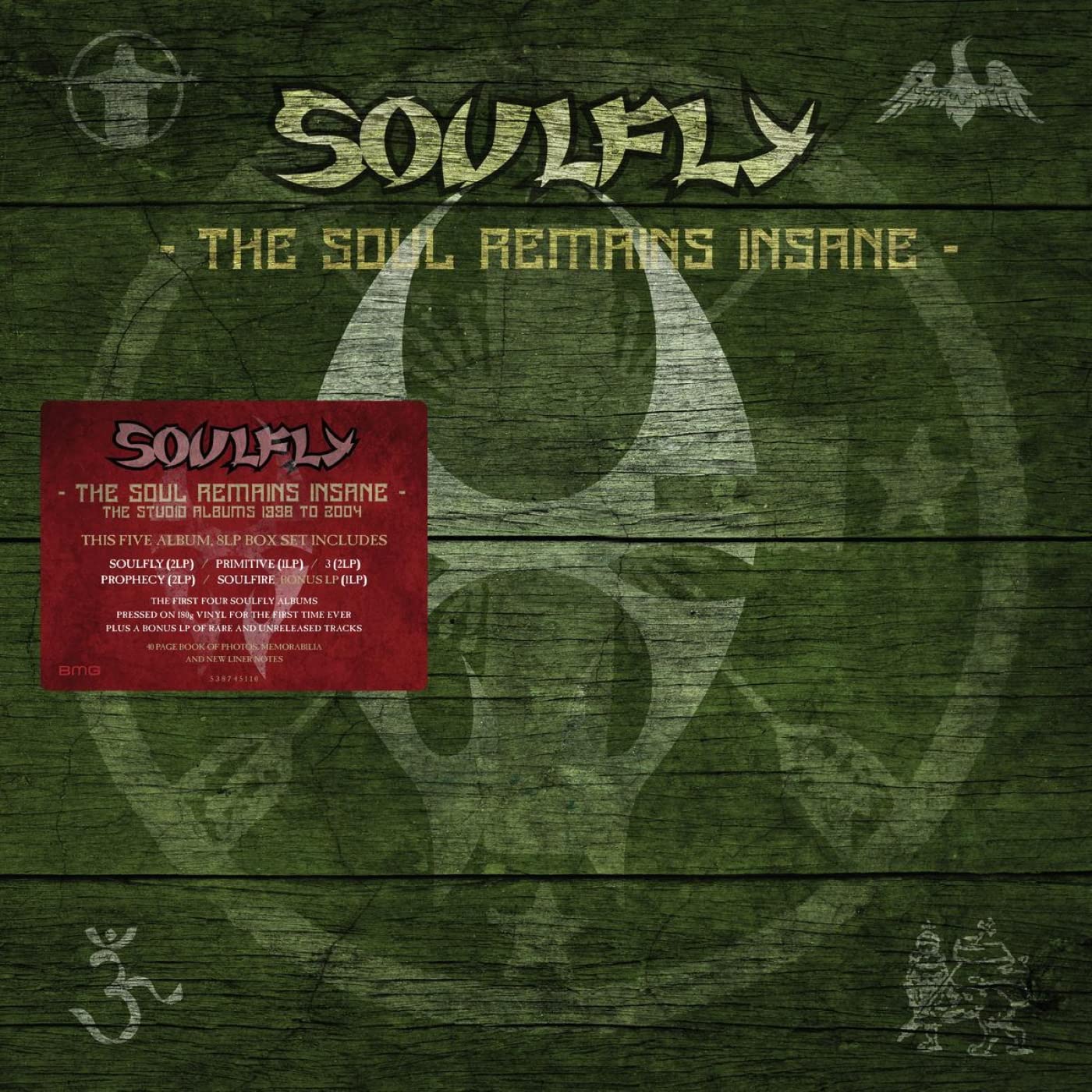 Soul Remains Insane: The Studio Albums 1998 to 2004 cd