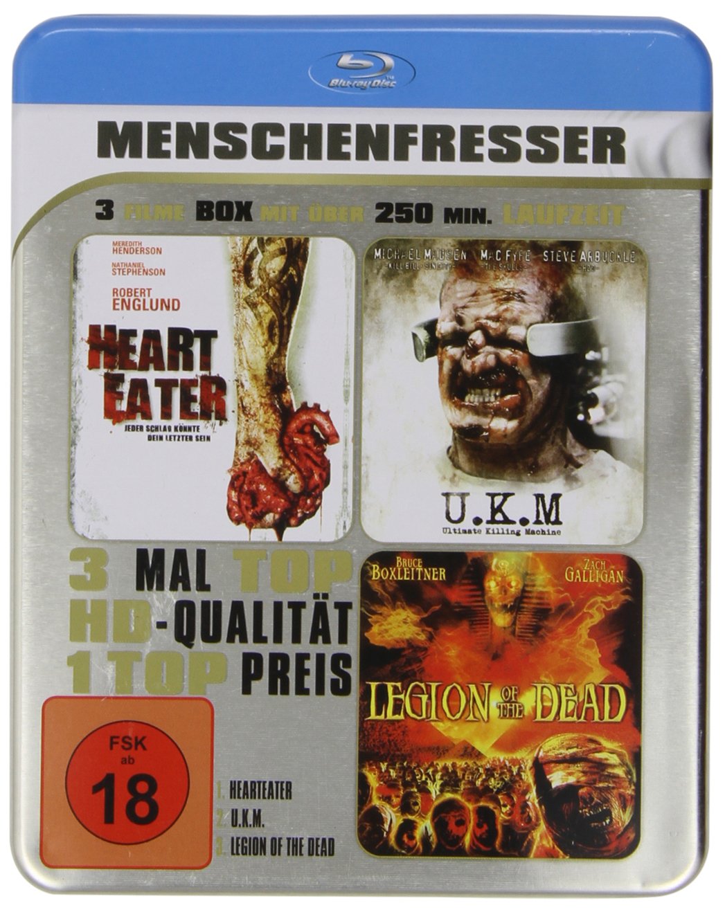 Menschenfresser - Metallbox-Edition (3 Filme Blu-ray) Films