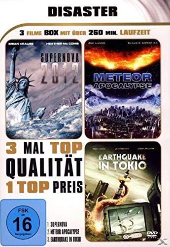 DISASTER (3 Filme Box) Supernova 2012 - Meteor Apocalypse - Earthquake in Tokio Films