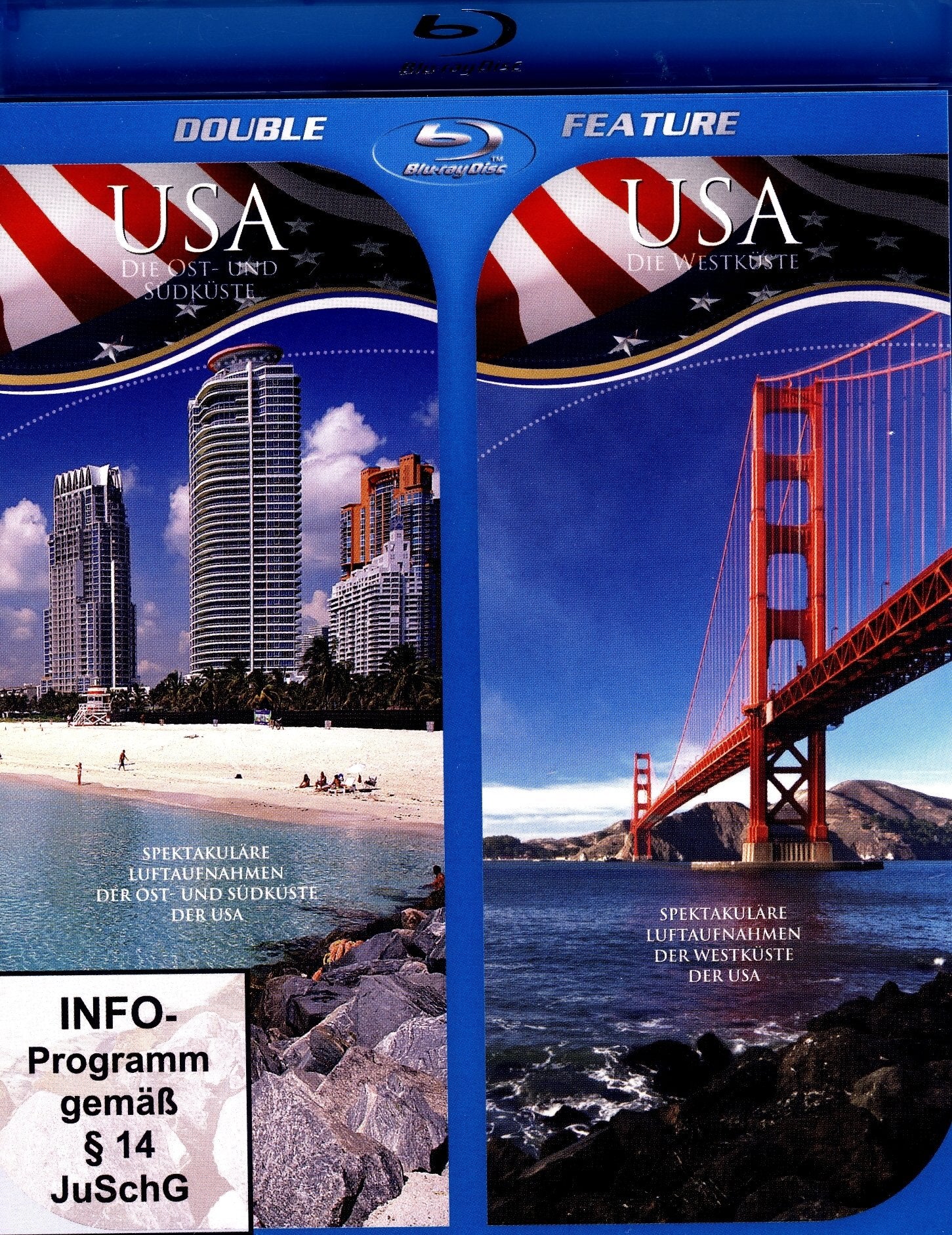 USA: Die Ost- und Südküste & USA: Die Westküste ( DOUBLE FEATURE ) (Blu-ray) Films