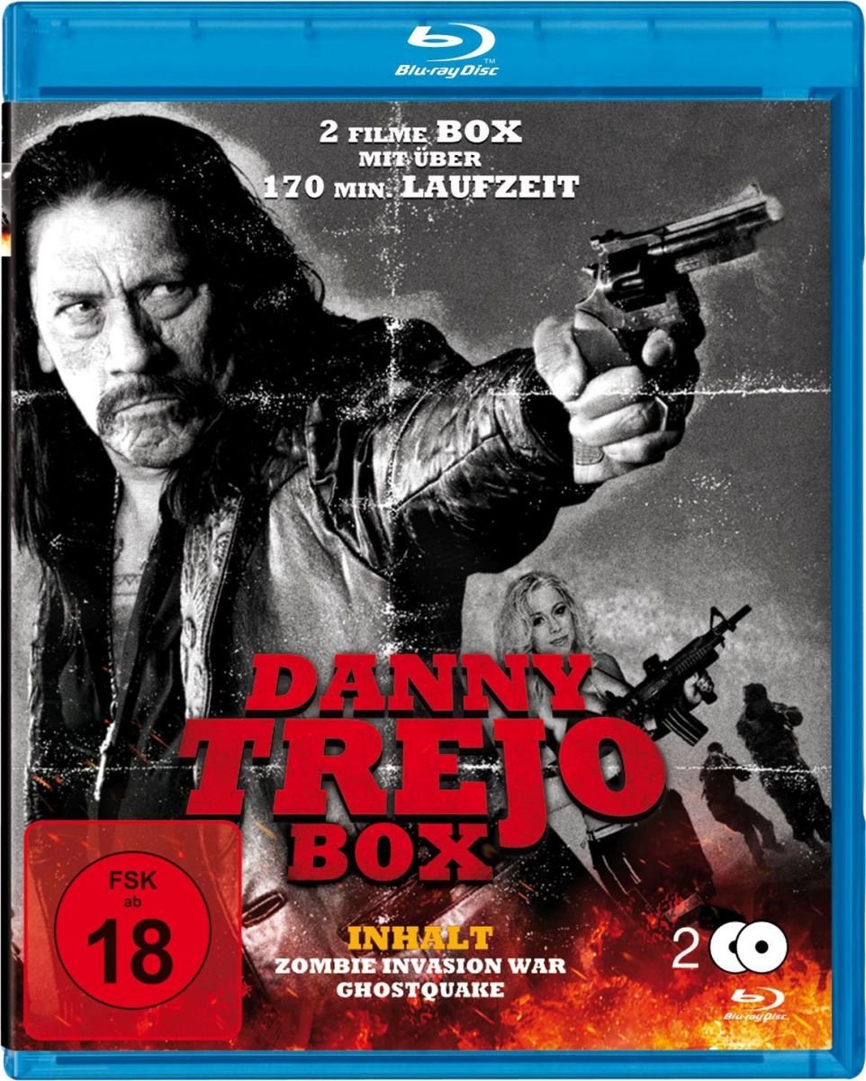 Danny Trejo Box : Zombie Invasion War - Ghostquake - 2 Blu-ray Box Films