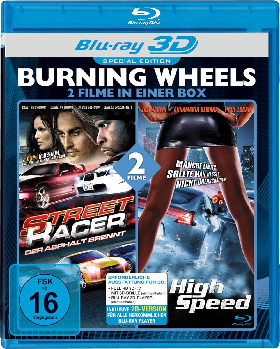 Burning Wheels Real 3d Blu-Ray (2 Filme) Films