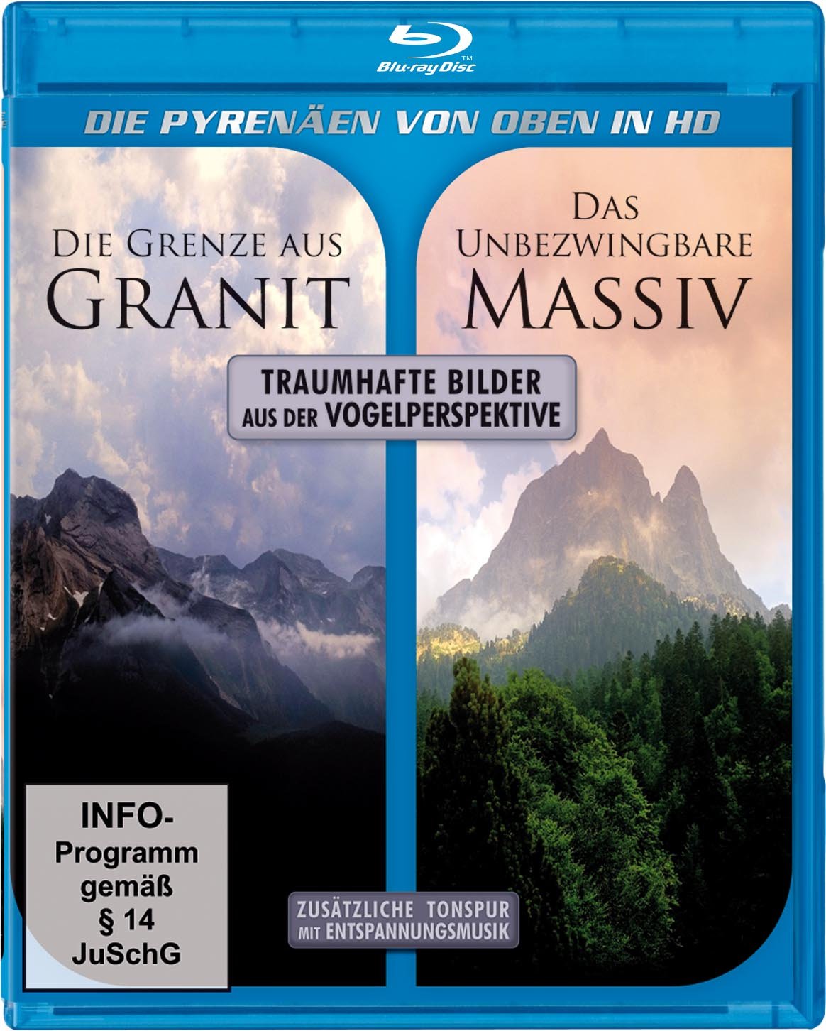 Die Pyrenäen von Oben in HD: Die Grenze aus Granit & Das unbezwingbare Massiv (Blu-ray) Movies