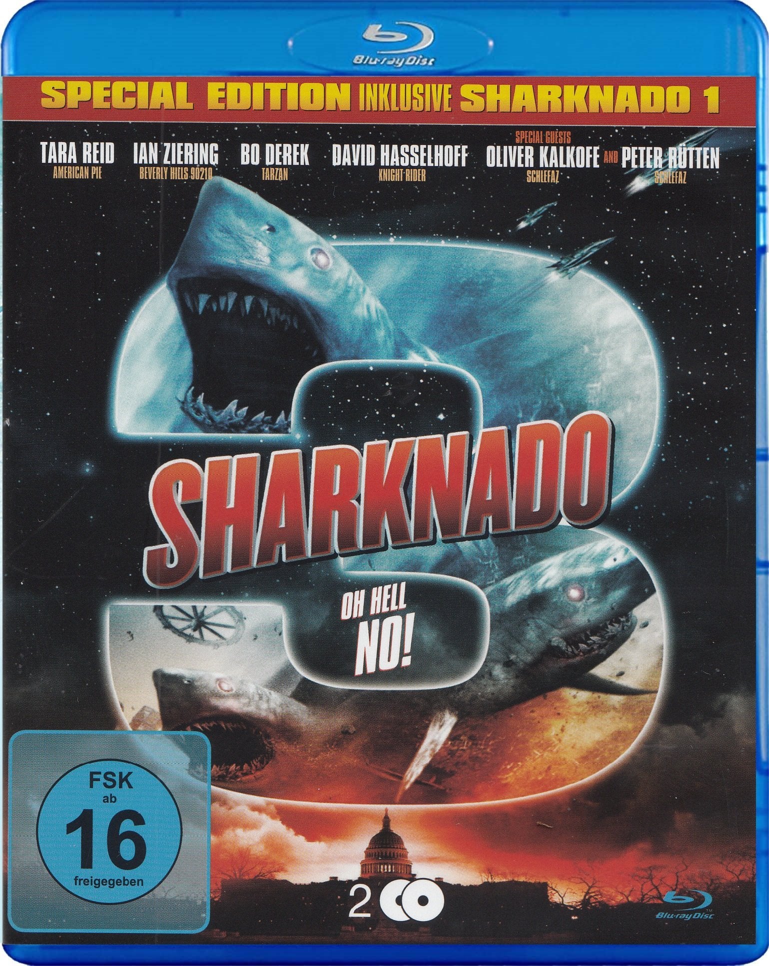 Sharknado 3 Oh Hell No! - Special Edition inkl. Sharknado 1 - 2Blu-ray Uncut Films