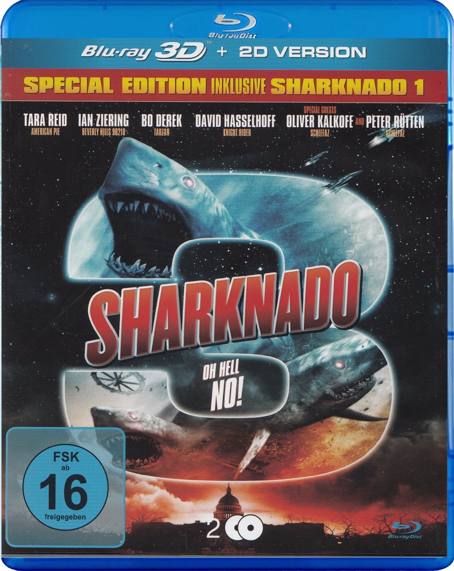 Sharknado 3 Oh Hell No! - Special Edition inkl. Sharknado 1 - 2 Blu-ray 3D & 2D Uncut Films