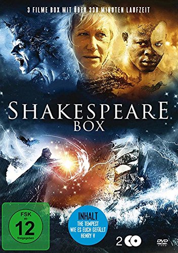Shakespeare : Der Sturm (The Tempest) - Wie es euch gefällt (As You Like It) - Henry V - 2DVD Box Movies