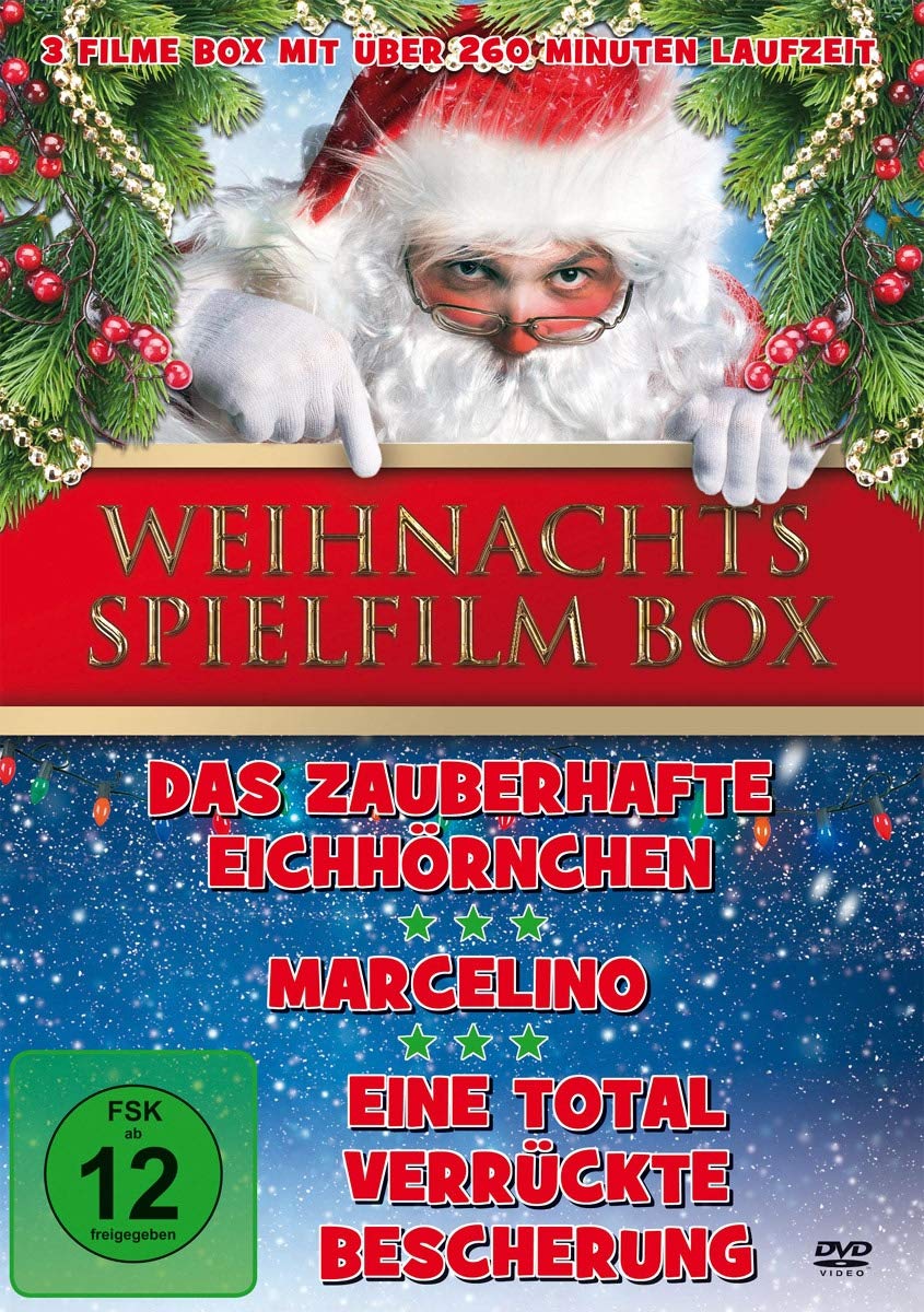 Weihnachten Spielfilm Box ( Inhalt: Das zauberhafte Eichhörnchen - Marcelino - Eine total verrückte Bescherung ) Films
