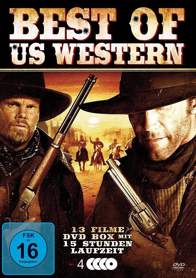 Best Of Western : Höllenfahrt nach Santa Fe - Gunfight - Mann ohne Gnade - Lone Ranger - Days Of Jesse James usw - 4DVD Box Movies