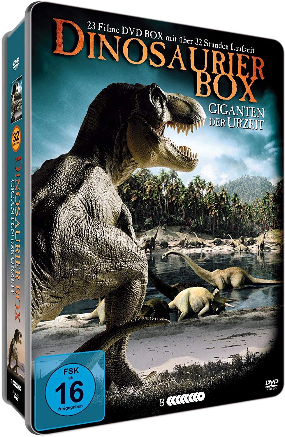 Dinosaurier Box - Giganten der Urzeit - 23 Filme auf 8 DVDs - Steelbox Films