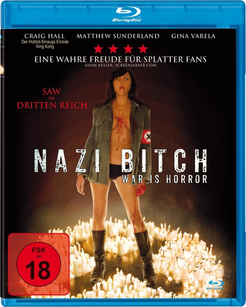 HALL,CRAIG/SUNDERLAND,MATTHEW/VARELA,GINA/+++ - NAZI BITCH-WAR IS HORROR (1 BLU-RAY) dvd