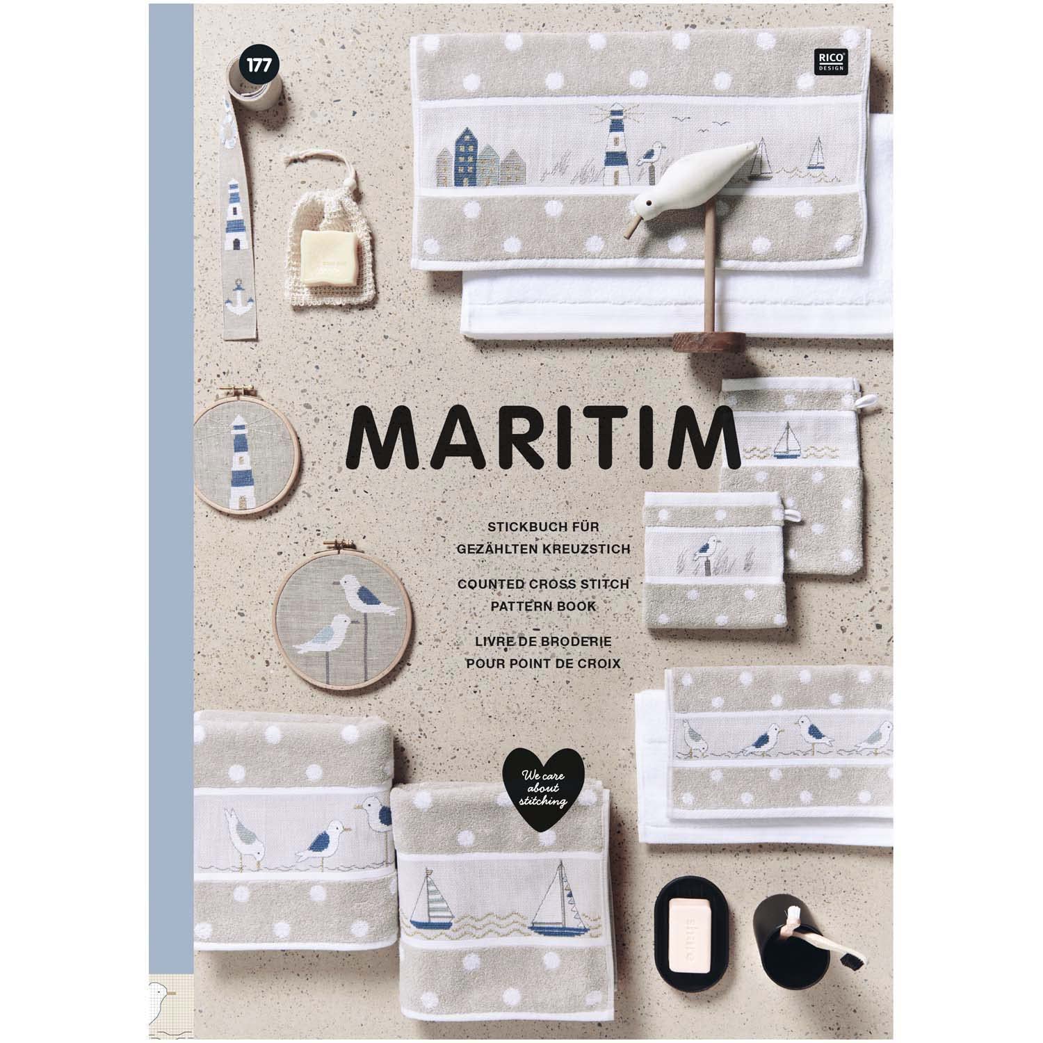 Maritim: Stickbuch für gezählten Kreuzstich Hobbies & Crafts