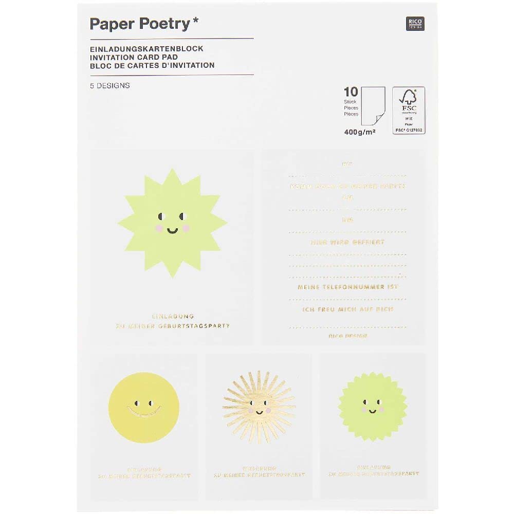 Einladungskarten Happy Birthday, FSC MIX Psychology