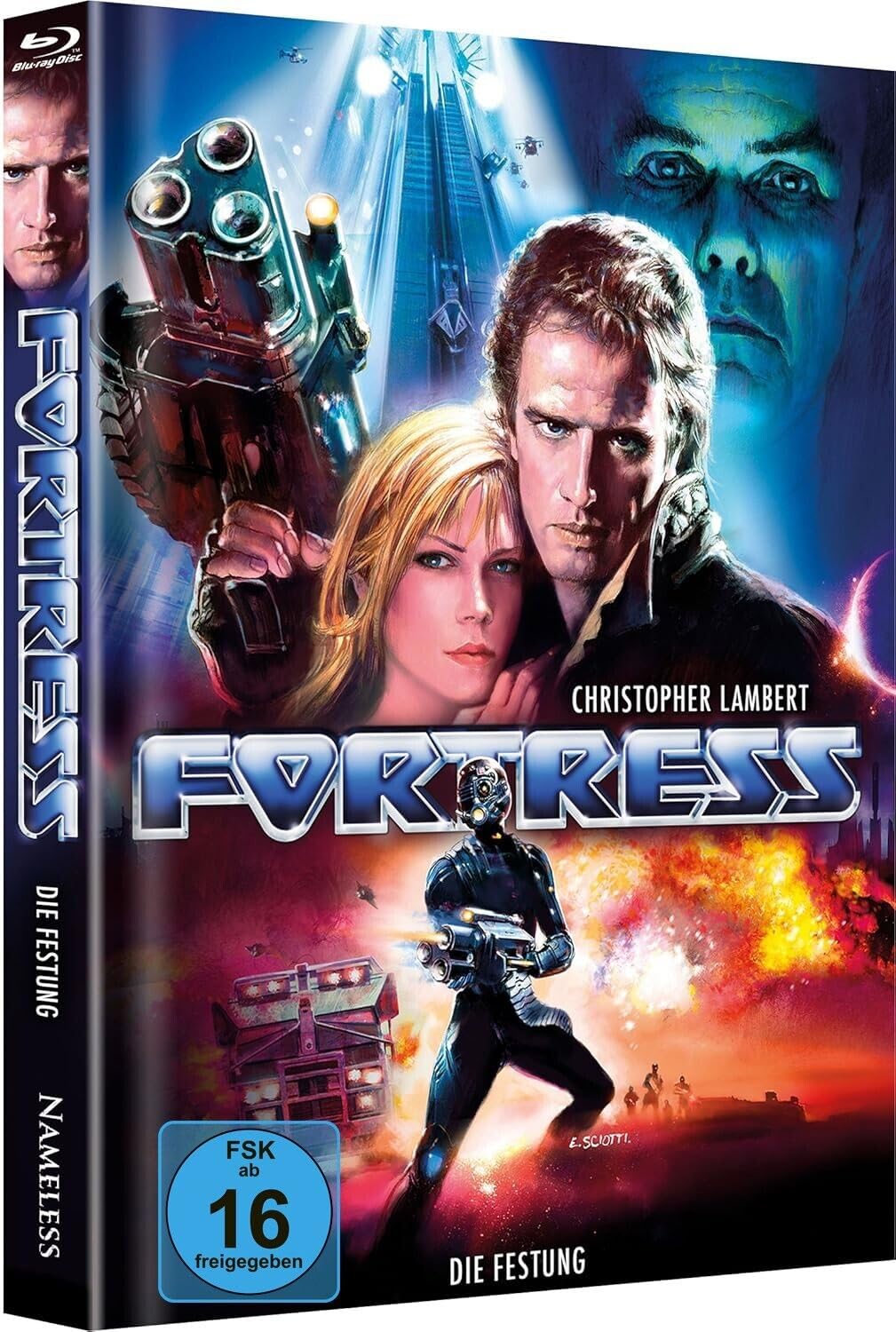 FORTRESS - DIE FESTUNG - Limited Uncut / Unrated Mediabook Cover C (Weltweit längste Fassung) - BD/DVD Movies
