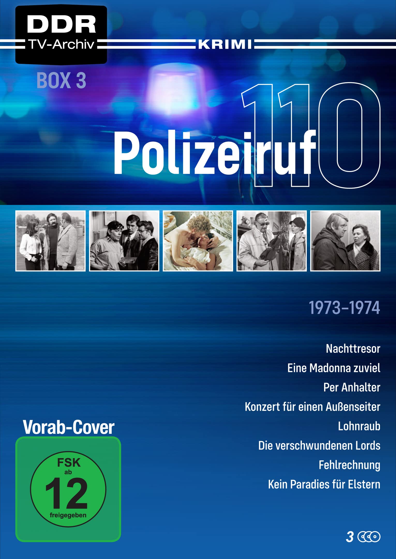 Polizeiruf 110 - Box 3 (DDR TV-Archiv) 3 DVDs mit Sammelrrücken Box sets