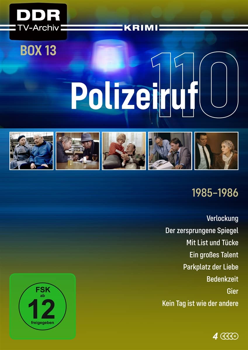 Polizeiruf 110 - Box 13 (DDR TV-Archiv) mit Sammelrücken Box sets