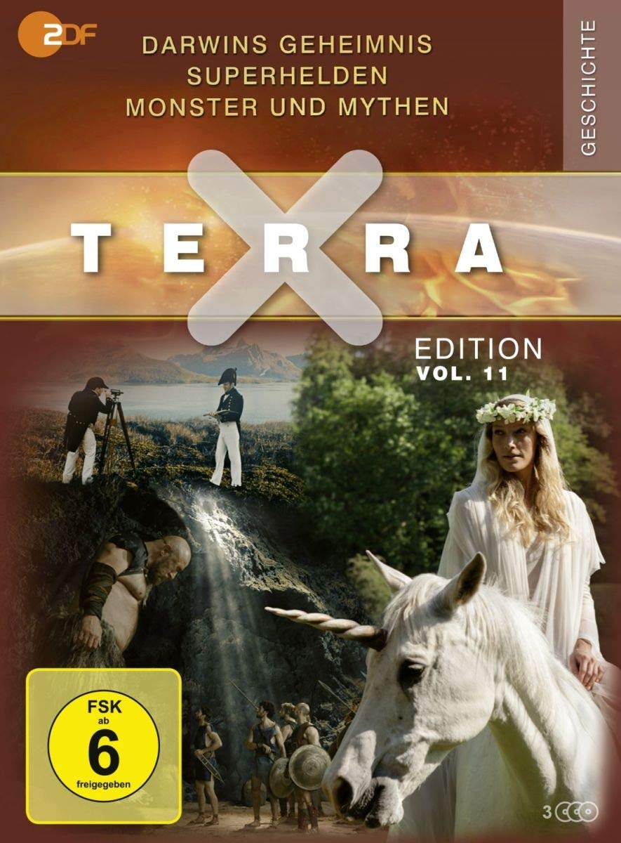 Terra X - Edition Vol. 11: Darwins Geheimnis / Superhelden / Monster und Mythen - inkl. Bonus "Märchen und Sagen" Movies