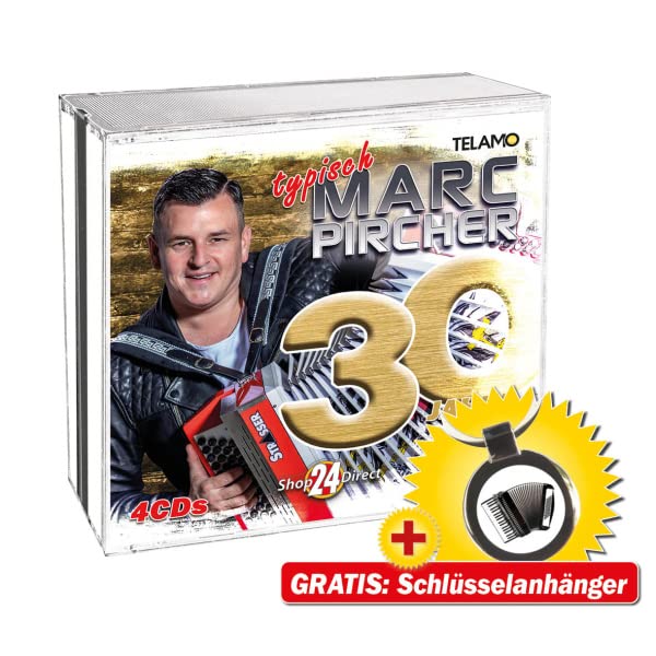 Marc Pircher 30 Jahre - Typisch Marc Pircher + GRATIS Schlüsselanhänger Music