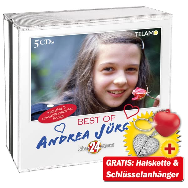 Andrea Jürgens Best Of + GRATIS Halskette & Schlüsselanhänger Music
