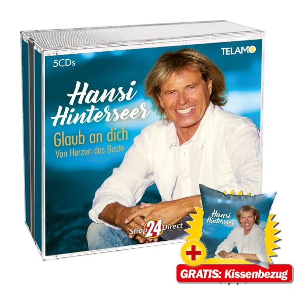 Hansi Hinterseer Glaub an dich – Von Herzen das Beste + GRATIS Kissenbezug Music