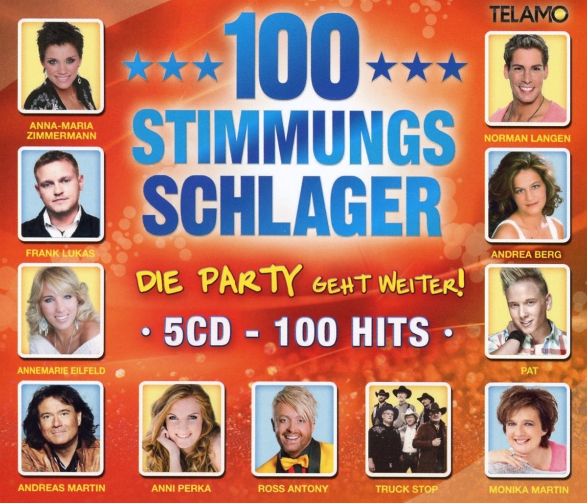100 Stimmungsschlager,die Party Geht Weiter German Schlager & Volksmusik