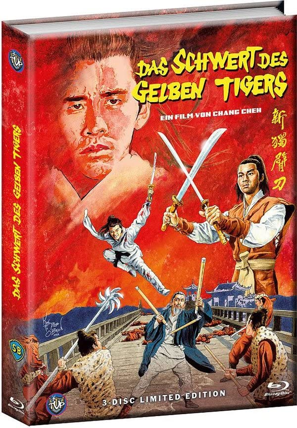 Das Schwert des gelben Tigers - Mediabook - Cover 1 - Limitiert auf 500 Stück - Uncut (Blu-ray+DVD+Bonus-Blu-ray) Movies