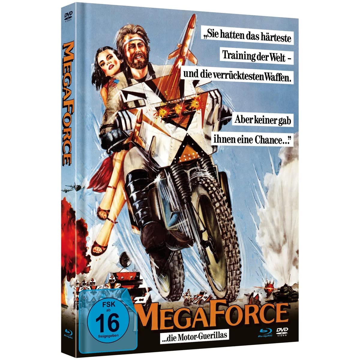 MEGAFORCE - Die Motor-Guerillas - Mediabook- Cover D -Bluray (+DVD) Films