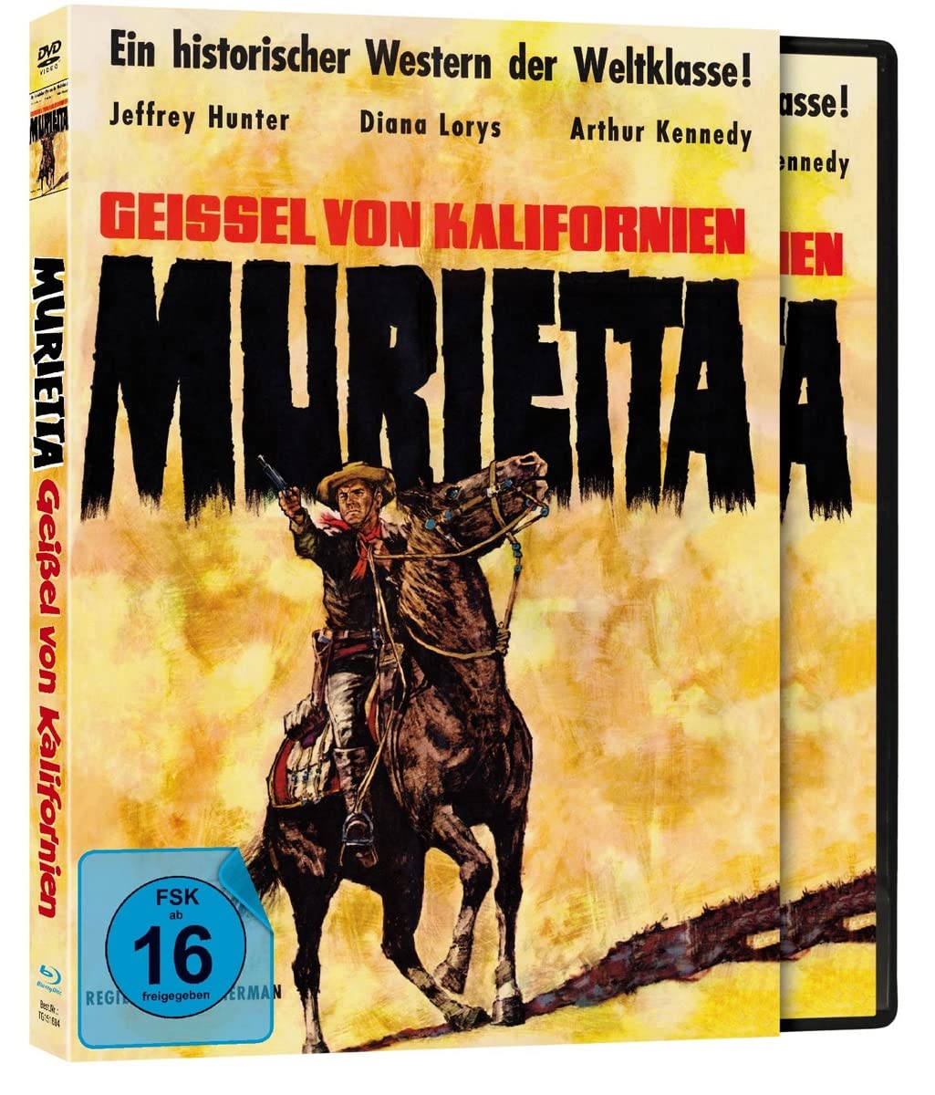 MURIETTA - Geißel von Kalifornien -Cover B - Blu-ray & DVD im Schuber - Limited Deluxe Edition plus Booklet Movies