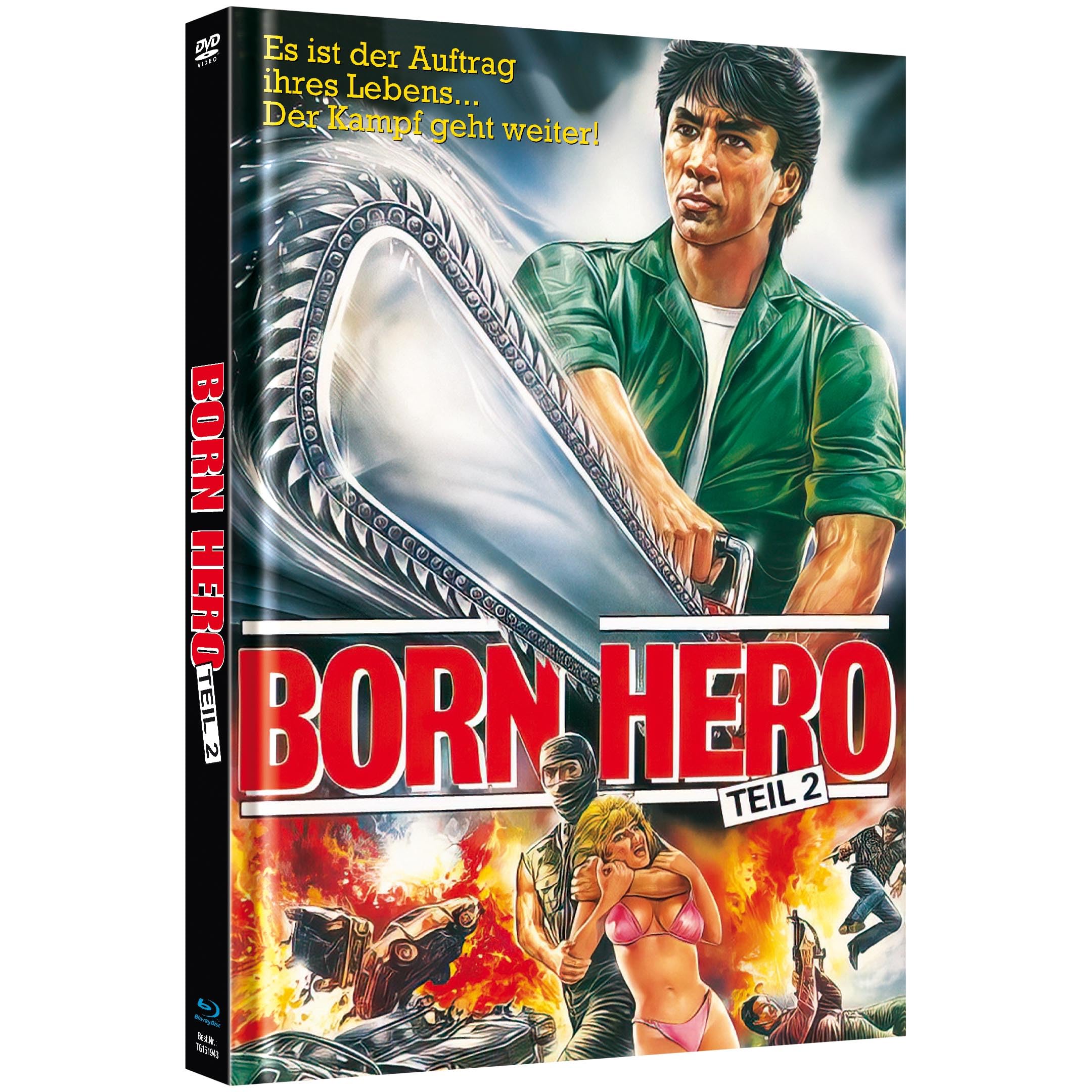 BORN HERO 2 - Limited Mediabook - Cover B - Tiger on the Beat Movies