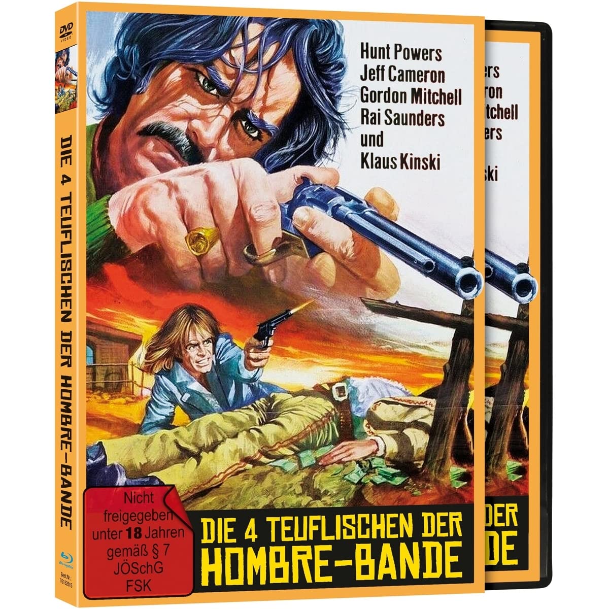 KLAUS KINSKI: Die 4 Teuflischen der Hombre-Bande - Blu-ray (+DVD) - Limited Deluxe Edition mit Schuber und Booklet Movies