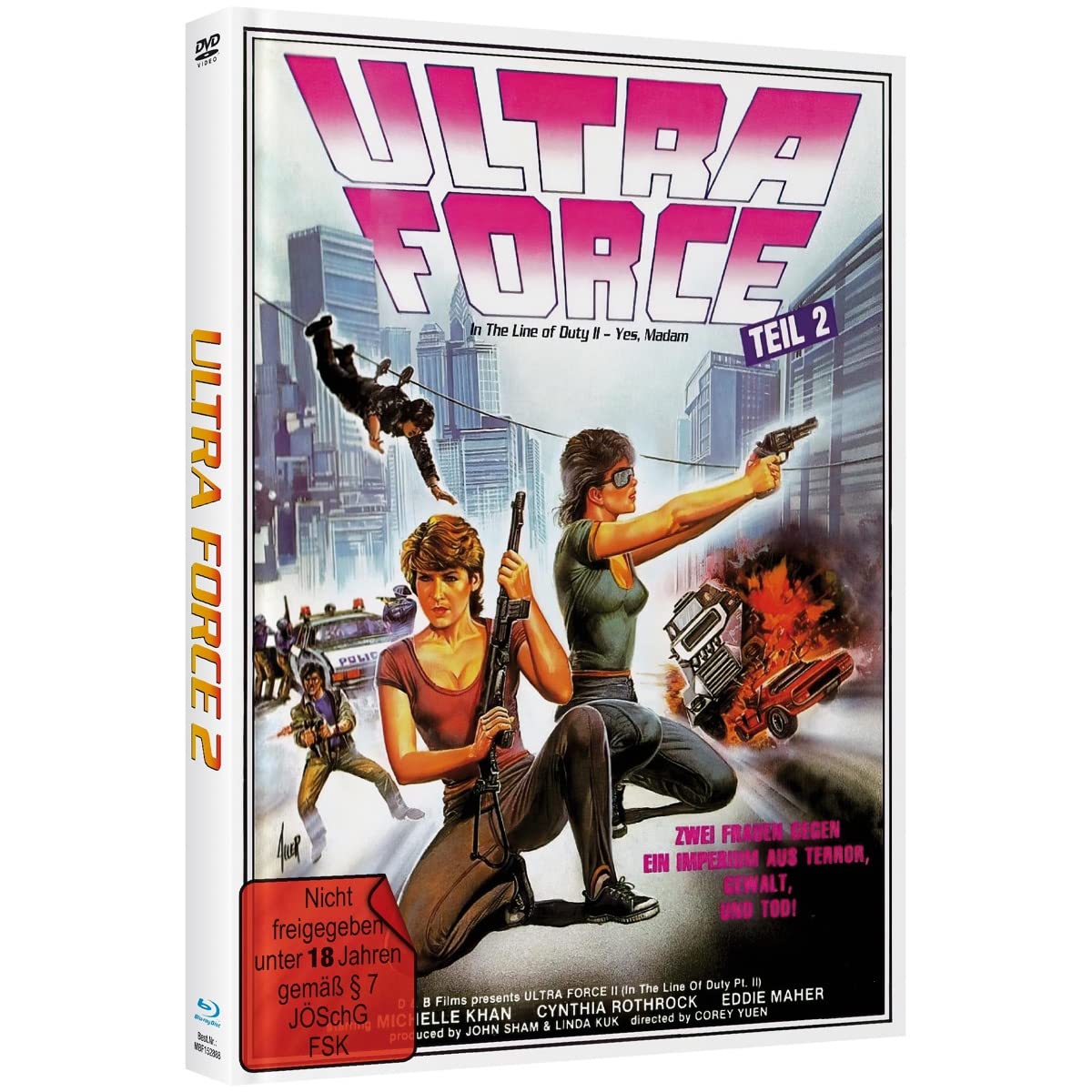ULTRA FORCE 2 - In the Line of Duty II - Yes, Madam - Cover C - Limited Mediabook - Blu-ray & DVD Movies