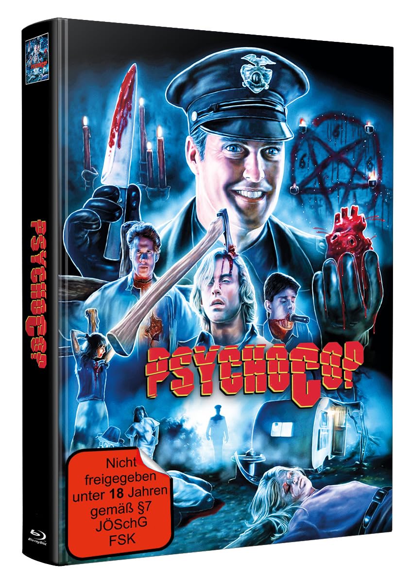 PSYCHO COP - Limited Wattiertes Mediabook Plus 2 Bonus-BDs Films